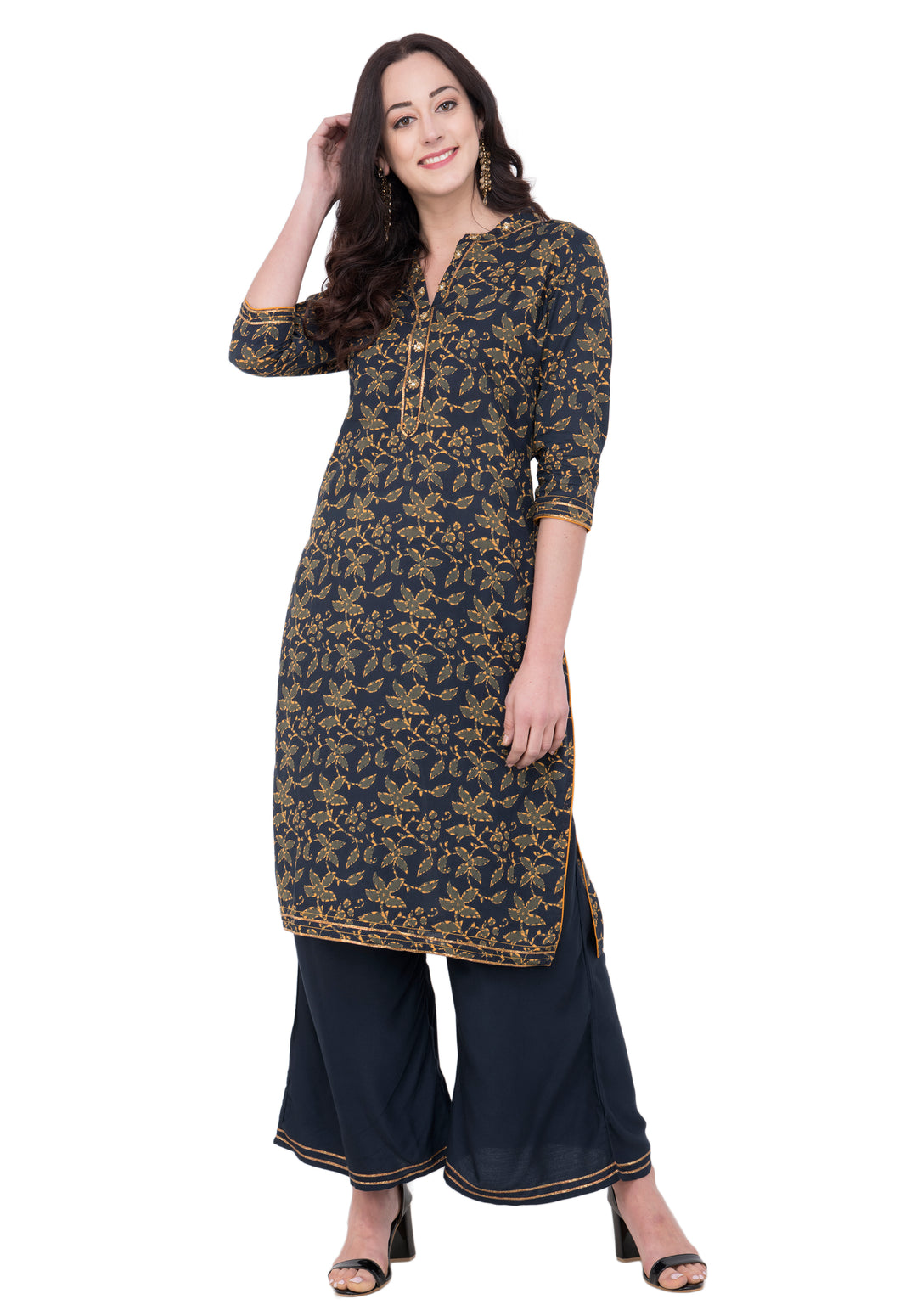 RUH_Sequin Palazzo Cotton Set