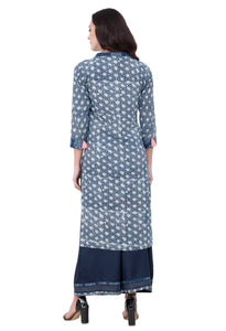 RUH_Indigo Starry Night Cotton Kurta