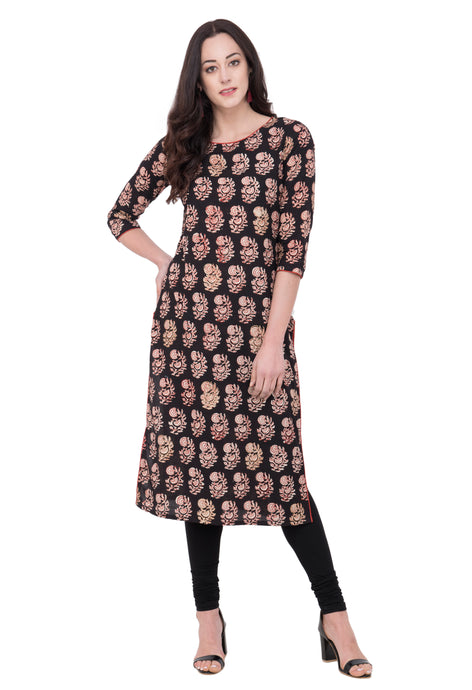 RUH_Black and Red Kurta
