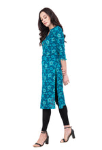 Load image into Gallery viewer, RUH_Ferozi Printed Cotton Kurta