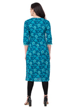 Load image into Gallery viewer, RUH_Ferozi Printed Cotton Kurta