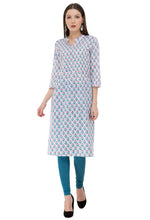 Load image into Gallery viewer, Ruh_Blue Sequin Kurta