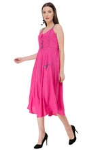 Load image into Gallery viewer, RUH_Pink Rayon Cotton dress