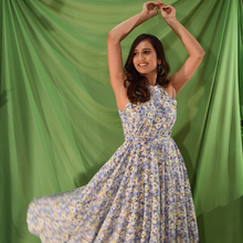 Load image into Gallery viewer, Halter Neck Cotton Dress